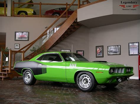 1971 Classic Cuda Hemi Muscle Plymouth Usa Cars Wallpapers Hd