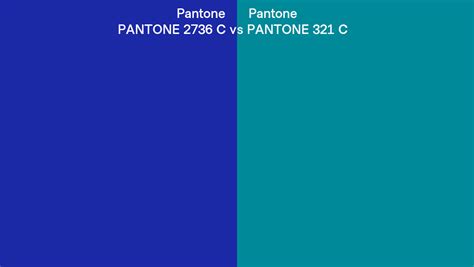 Pantone 2736 C Vs Pantone 321 C Side By Side Comparison