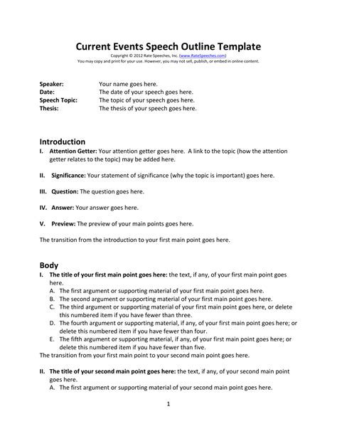 current-events-speech-outline-template