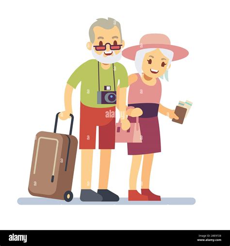 Older Travelers Cut Out Stock Images And Pictures Alamy