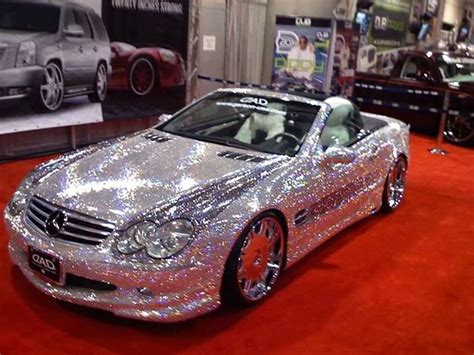 Million Dollar Diamond Mercedes Sl600 Benz Car Car High End Cars