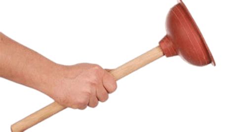 Toilet Plunger In Hand Transparent Png Stickpng