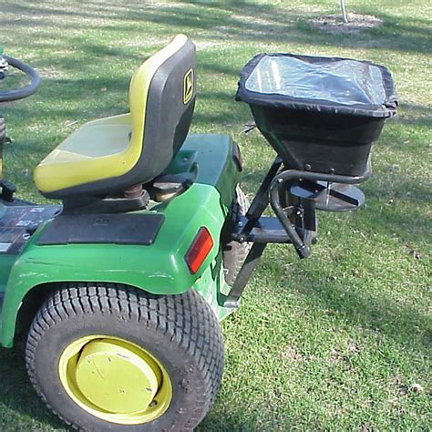 Lawn Tractor Spreader 80 Pound Capacity 16 Gallon Grass Seed Fertilizer