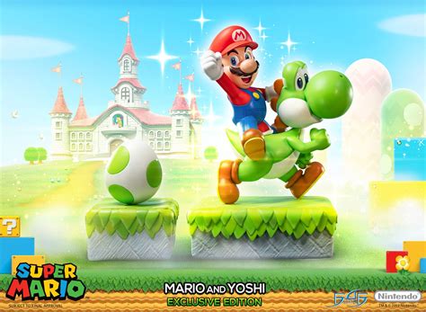 Super Mario Mario And Yoshi Exclusive Edition First 4 Figures