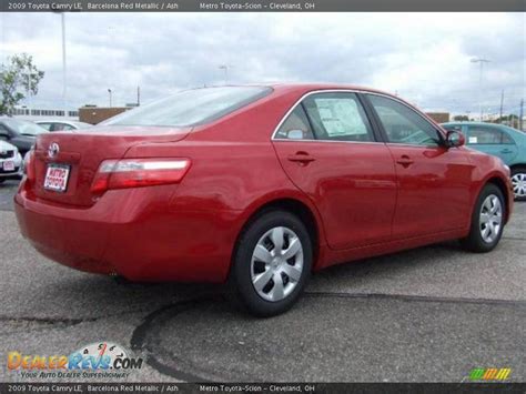 Camry 2009, well kept and used by a lady. 2009 Toyota Camry LE Barcelona Red Metallic / Ash Photo #3 ...
