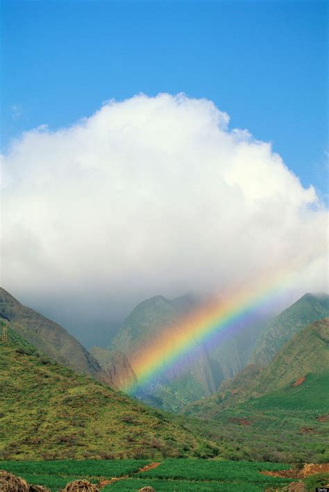 17 Photos Of Hawaii Rainbows To Brighten Your Day ハワイ 壁紙 虹の壁紙 美しい風景