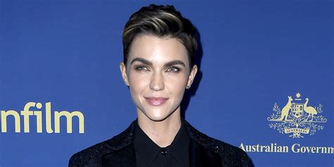 Ruby Rose Debuts Hot Pink And Blue Buzzed Hair Style During Quarantine