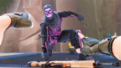 Purple Skull Trooper Wallpaper Blender Fortnitebr