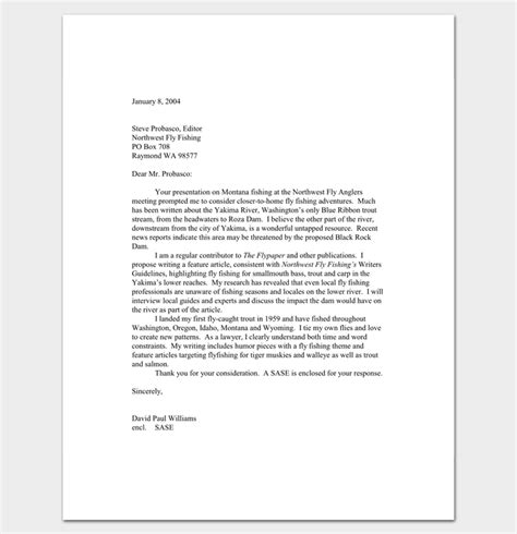 In your book, you can add layers of backstory and extra pages to. Query Letter Template - 7+ Formats, Samples & Examples
