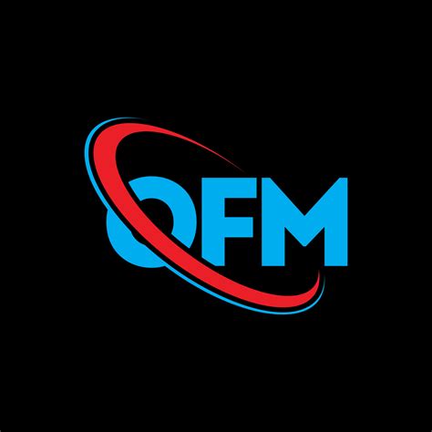 Logotipo De La Ofm Carta De Ofm Diseño De Logotipo De Letra Ofm