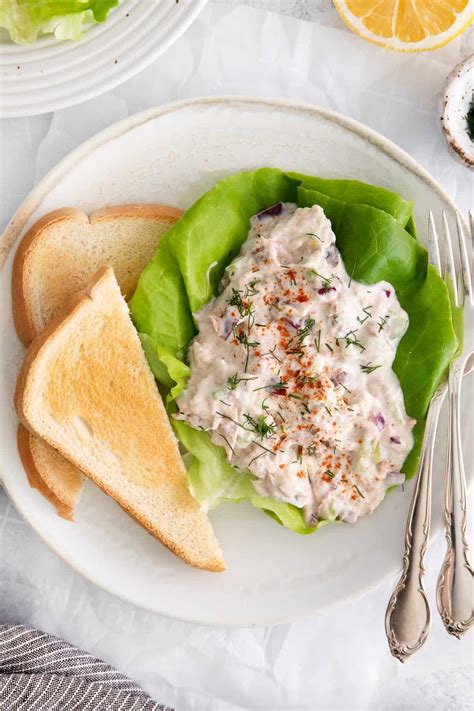 Healthy Tuna Salad Ready In 15 Minutes Fit Foodie Finds