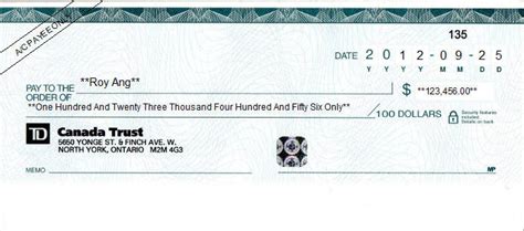 How to read a cheque td canada trust. Cheque Writing/ Printing Software for Canada Banks