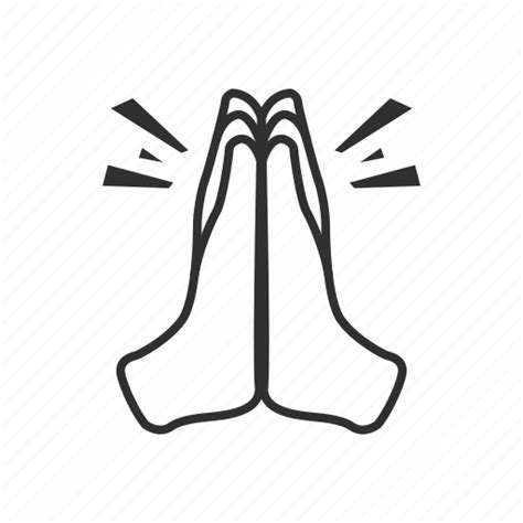 Apostle Hand Emoji Gesture Hand Together Hands Pray Praying Icon