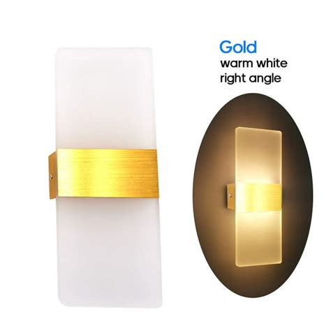 Ac 85 265v 6w Modern Wall Sconce Up Down Lamp Acrylic Leds Wall Mounted