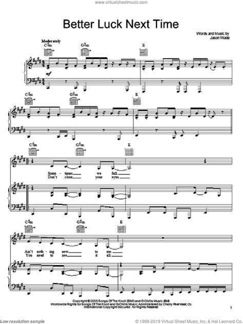 Translation of better luck next time in russian. Lifehouse - Better Luck Next Time sheet music for voice ...