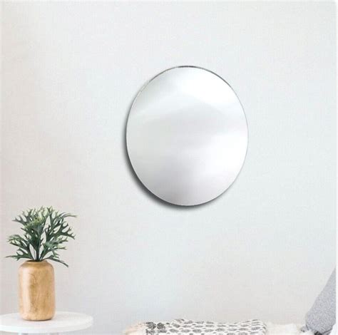 Oval Shaped Acrylic Mirrors Various Sizes Ebay