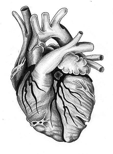 Dead Heart Tattoo Design