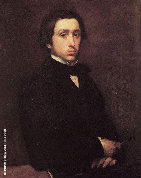 Self Portrait 1854 By Edgar Degas Oil Painting Reproduction Replica