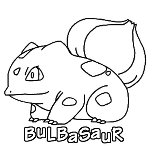 Bulbasaur Coloring Pages - Coloring Home