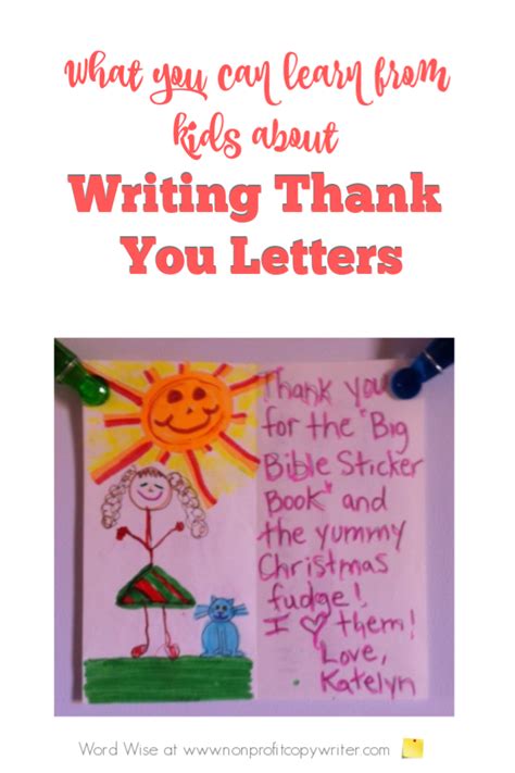What I Learned About Thank You Letters From A 5 Year Old Thank You