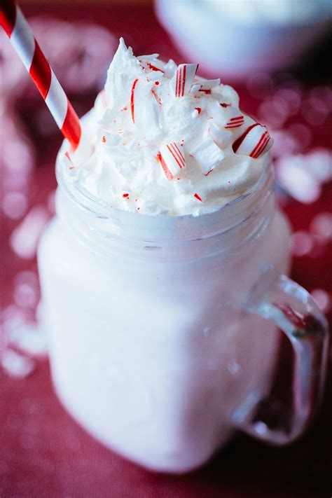 10 Unique Ways To Get Your Candy Cane Fix Milkshake Food Yummy Drinks