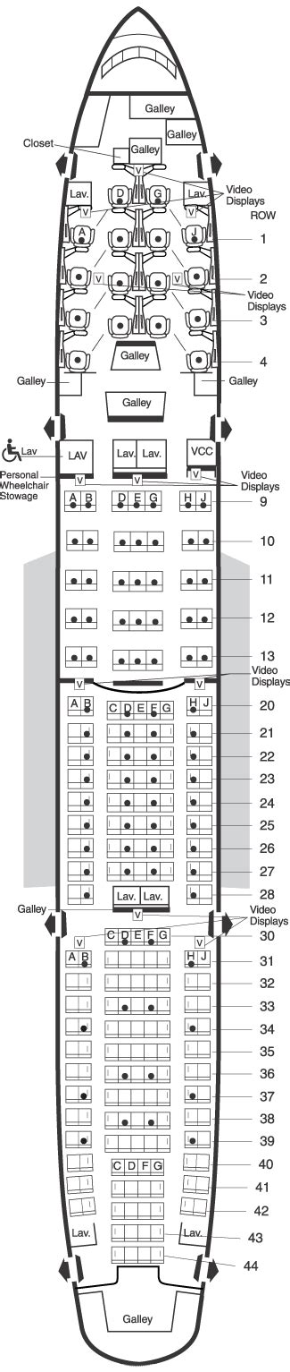 American Airlines 777 Seat Chart