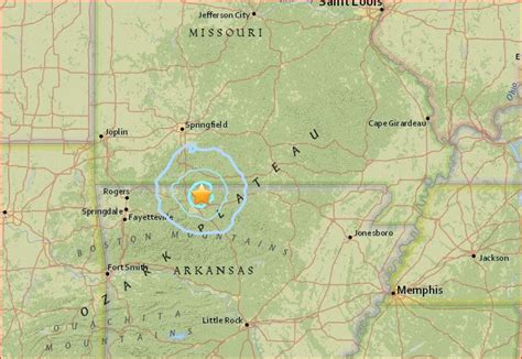 Three Earthquakes M36 M25 M24 Rattle Arkansas Along The New