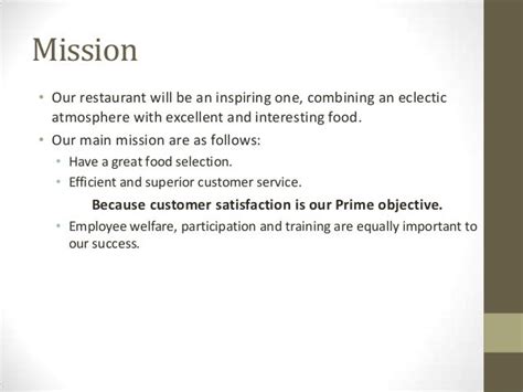 Business Plan Mission Statement