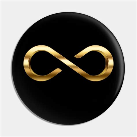 Gold Infinity Symbol For Autism Autism Pin Teepublic