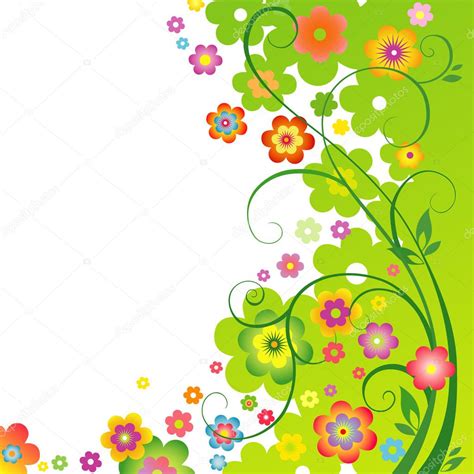 Spring Flower Background Stock Vector By ©sayanna 21877363