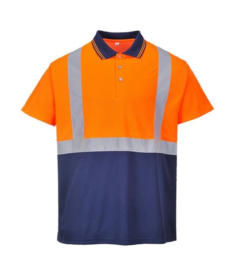 Portwest Hi Vis 2 Tone Polo Shirt Polo Shirts From Garment Graphixs Uk