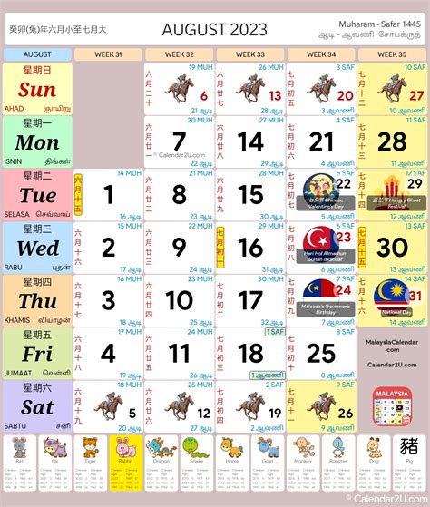 14 2023 Calendar Malaysia Ideas Calendar With Holiday