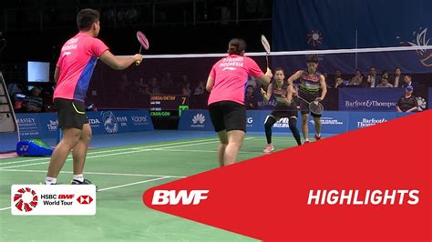We go back to the barfoot & thompson new zealand open of 2019 and the women's doubles semi finals match: BARFOOT & THOMPSON New Zealand Open 2019 | Finals XD ...
