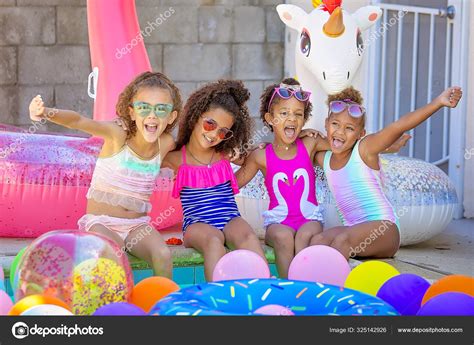 Cute Girls Pool Party Telegraph