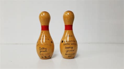 Vintage Mini Bowling Pins Lot Of About Tall Ebay