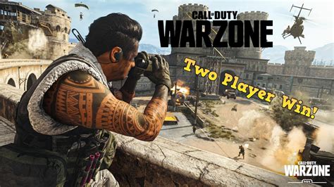 Call Of Duty Warzone Two Player Trio Win Youtube