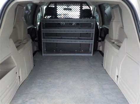 2011 Dodge Grand Caravan Cargo Van With Shelving And Ladder Rack