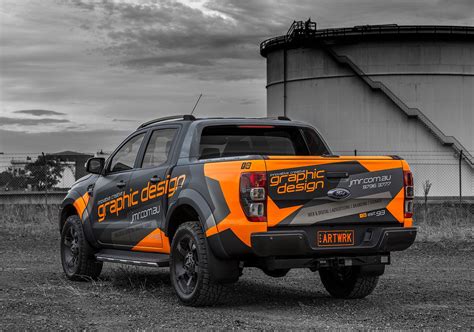 Custom Vehicle Graphic Design Ford Ranger Wildtrak Ford Ranger