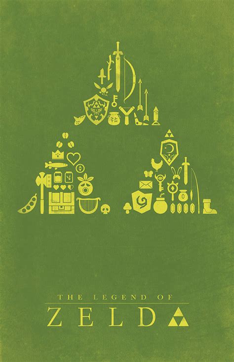 The Legend Of Zelda Posters Created By Dylan