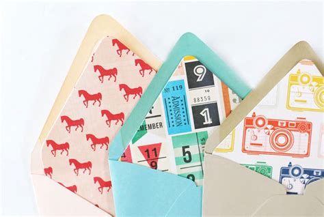 Diy Cute Custom Envelopes Maggie Holmes Design