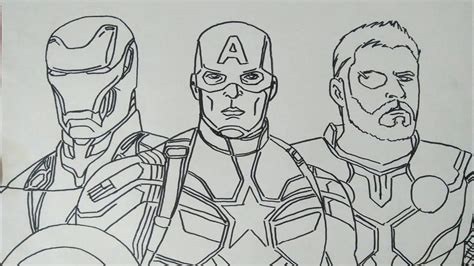 Captain America Iron Man Thor Drawing Wallpaper Logic