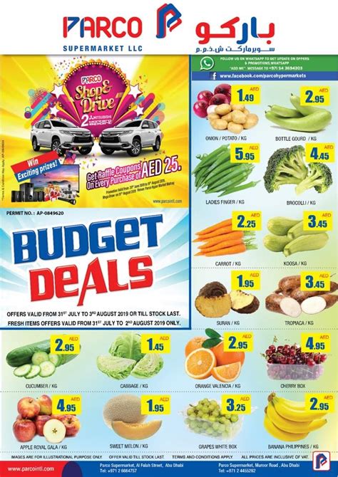 Parco Supermarket Budget Deals In Abu Dhabi