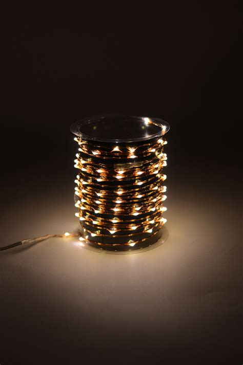 Led 20 Feet Fairy Lights Copper Wire With 120ct Warm White