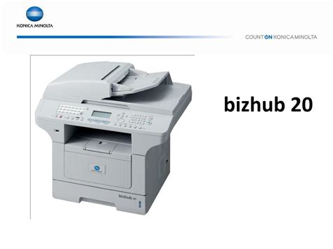 This will surely improve the quality of an image or text. PPT - bizhub 20 PowerPoint Presentation, free download - ID:649246
