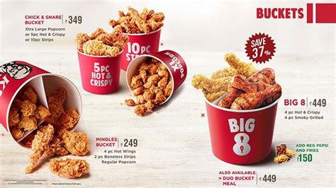 Kfc Menu Price And Offers In 2022 Chicken Menu Kentucky Fried Chicken Menu Fast Chicken Recipes