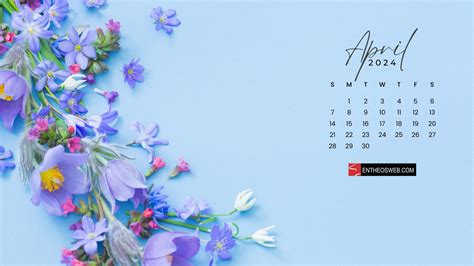 April 2024 Calendar Desktop Wallpaper Entheosweb