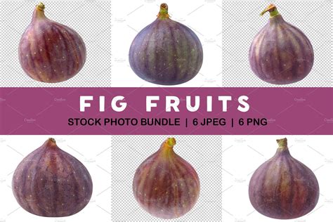 6 Fresh Figs Graphic Objects ~ Creative Market
