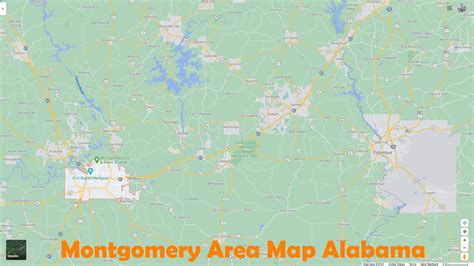 Montgomery Alabama Carte Et Image Satellite