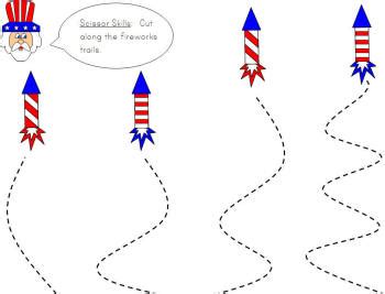 Our national symbols july 4th for preschool jumpstart. Printable Fourth of July Scissor Skills Practice Worksheets