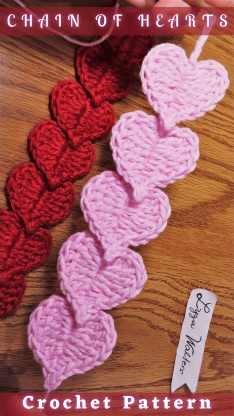 Easy To Crochet Miniature Hearts Crocheted World
